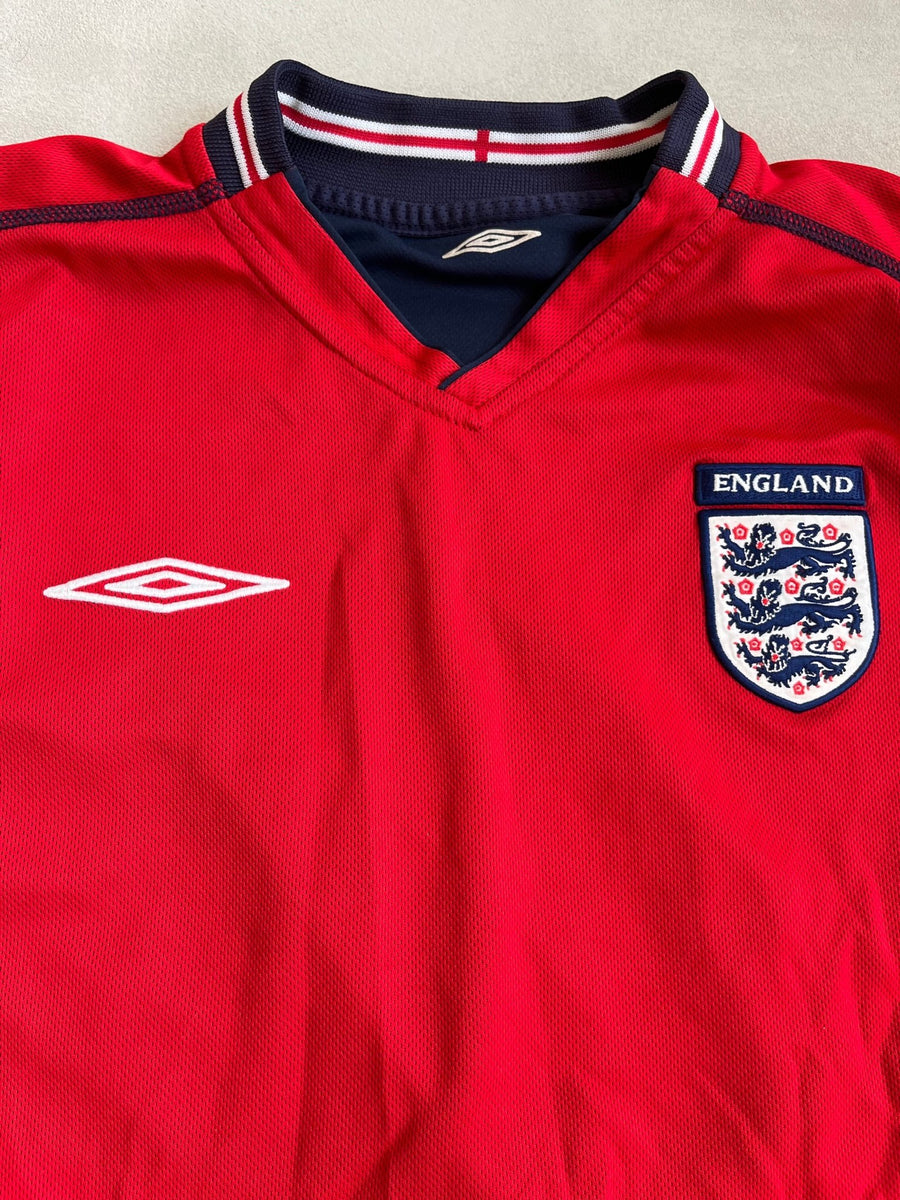 England 2002 Vintage Reversible Jersey – Olive & York