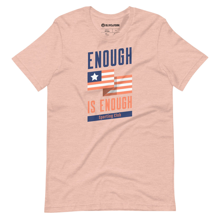 Enough Is Enough Sporting Club Unisex T-Shirt-Olive & York