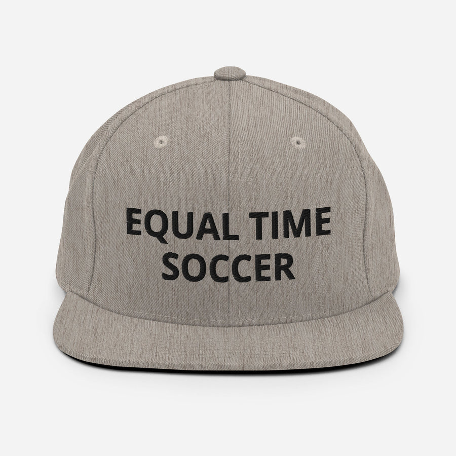 Equal Time Soccer Snapback Hat-Olive & York