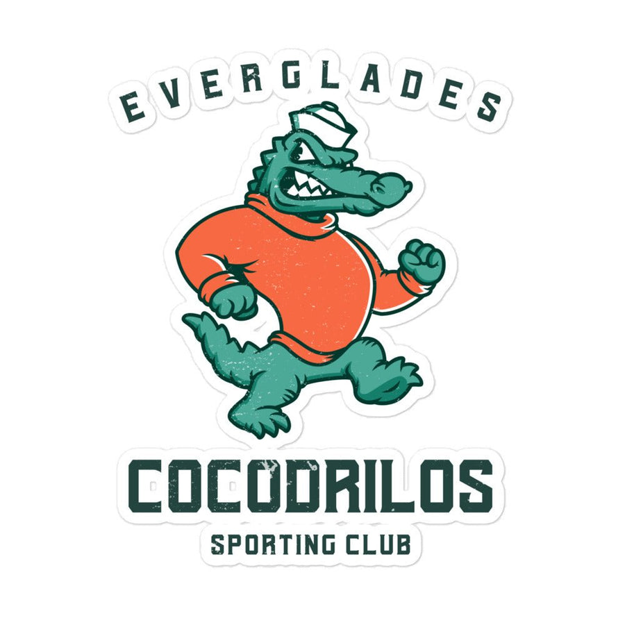 Everglades Cocodrilos Sticker-Olive & York