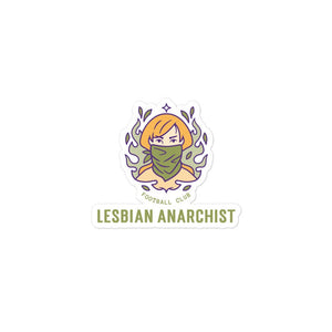 FC Lesbian Anarchist Sticker-Olive & York