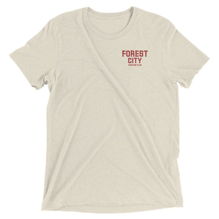 Forest City SC Tri-Blend 2-Sided Tee-Olive & York