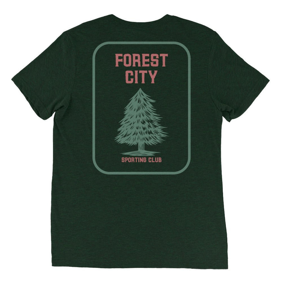 Forest City SC Tri-Blend 2-Sided Tee-Olive & York