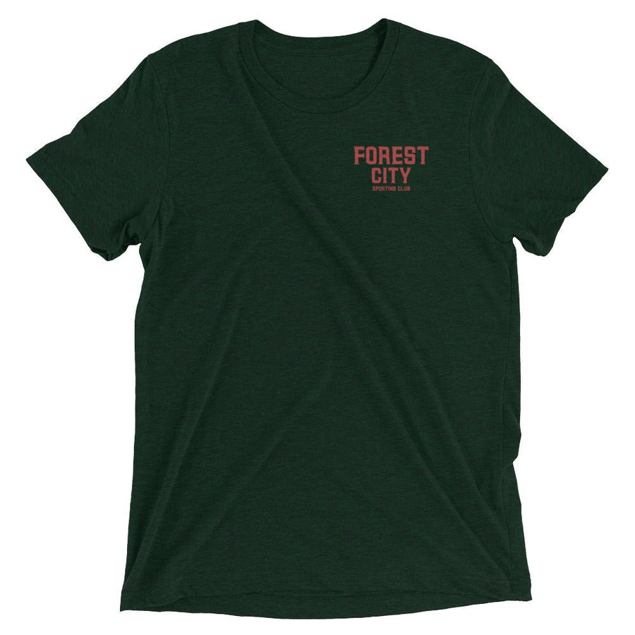 Forest City SC Tri-Blend 2-Sided Tee-Olive & York