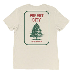 Forest City SC Tri-Blend 2-Sided Tee-Olive & York