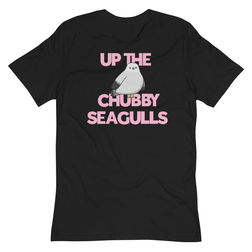 FTL Chubby Seagulls 2-Sided Unisex Pocket T-Shirt-Olive & York