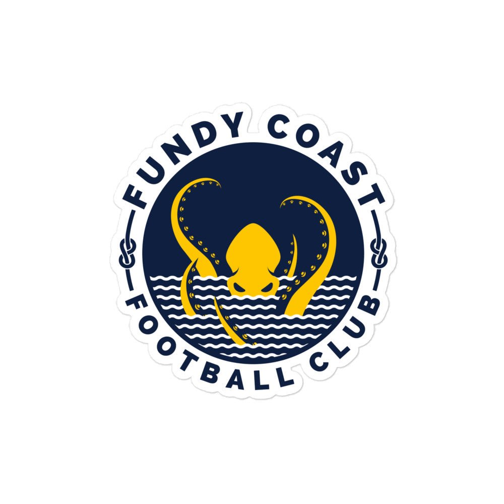 Fundy Coast FC Bubble-free Sticker-Olive & York