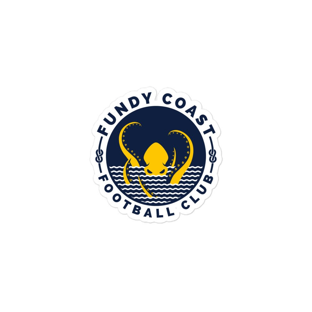 Fundy Coast FC Bubble-free Sticker-Olive & York