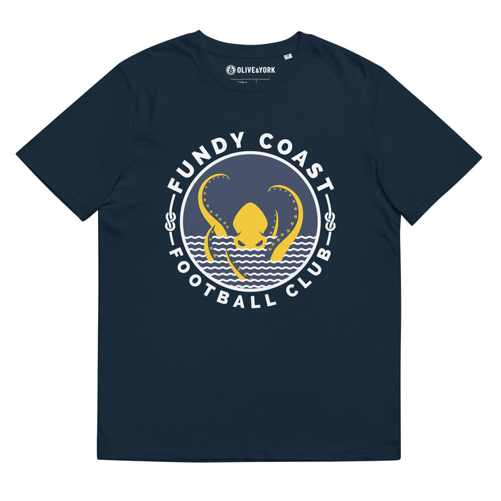 Fundy Coast FC Unisex Organic Cotton T-Shirt-Olive & York