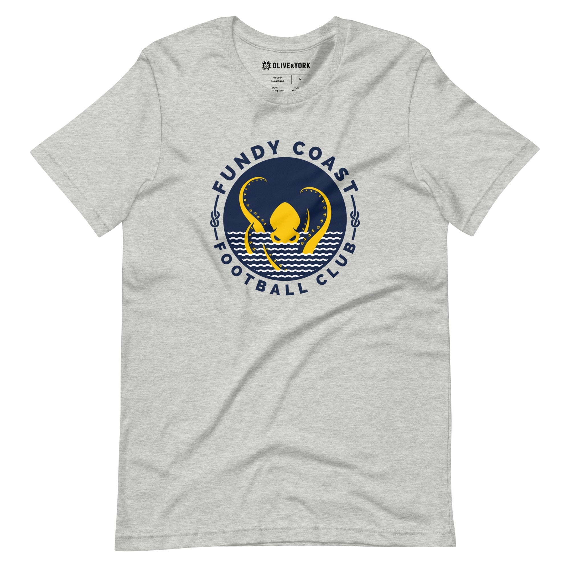Fundy Coast FC Unisex t-shirt-Olive & York