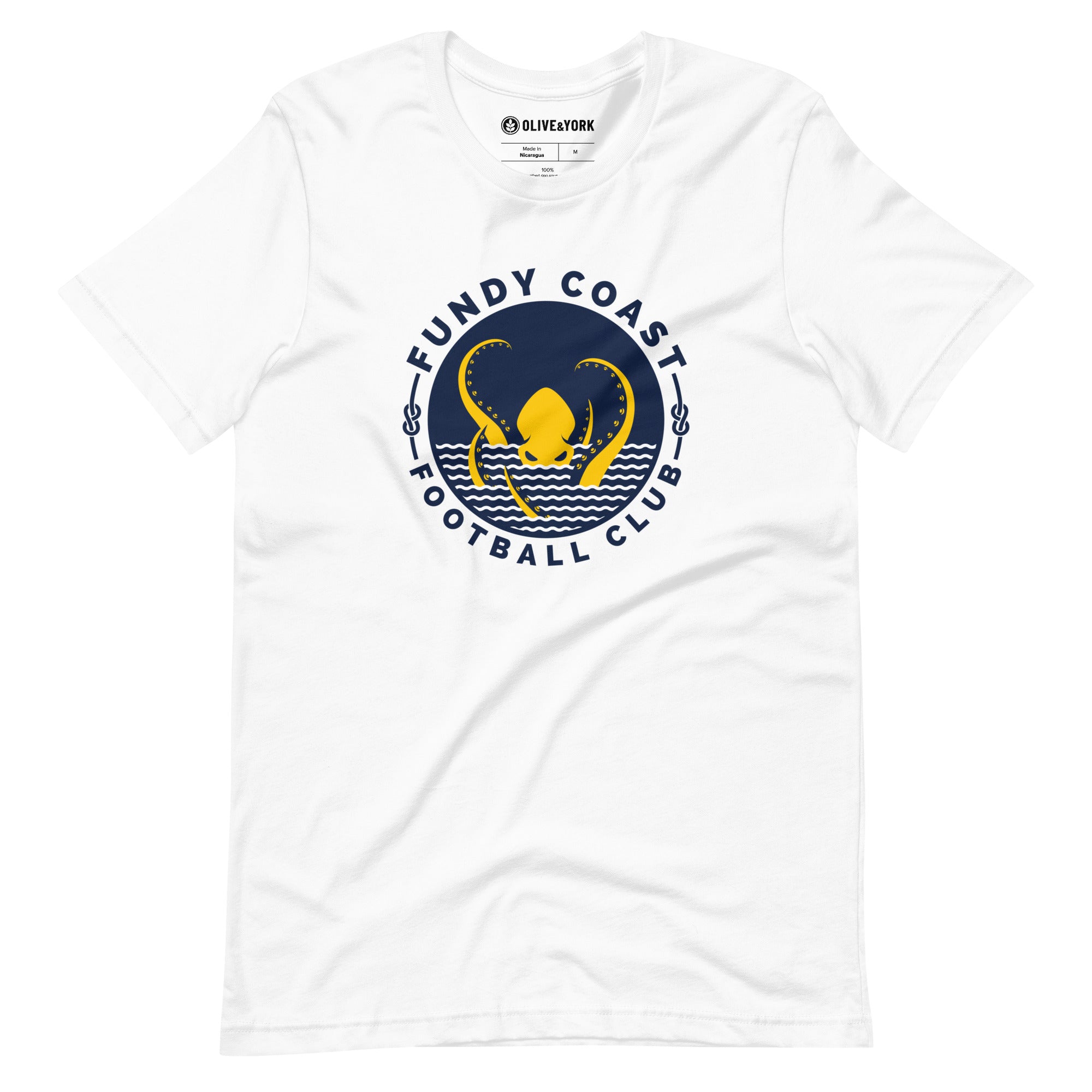 Fundy Coast FC Unisex t-shirt-Olive & York