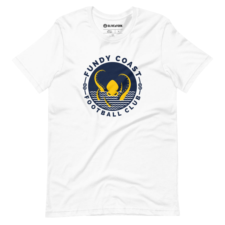 Fundy Coast FC Unisex t-shirt-Olive & York