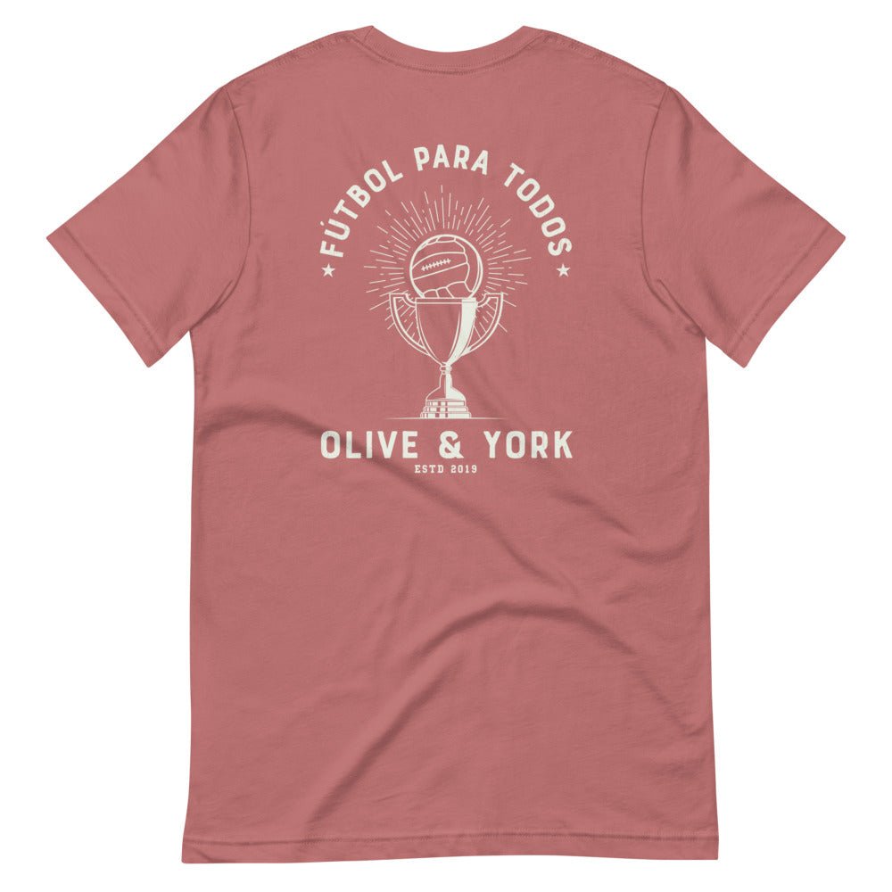Fútbol Para Todos 2-Sided T-Shirt-Olive & York
