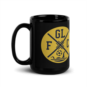 GLFC Black Glossy Mug-Olive & York