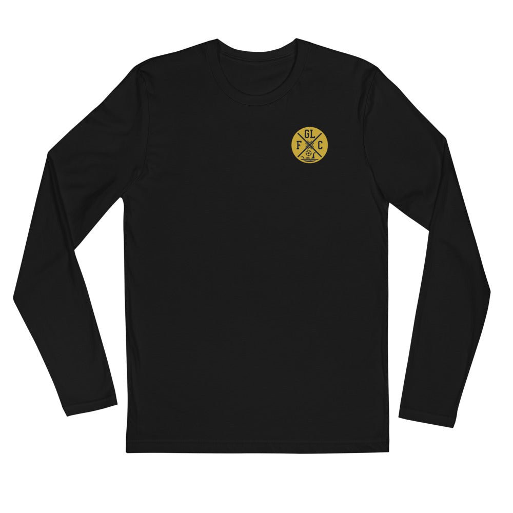 GLFC Retro Badge 2-Sided Long Sleeve Fitted Crew-Olive & York