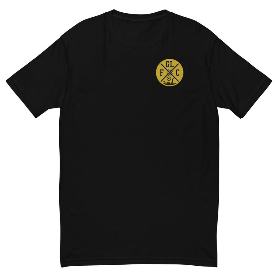GLFC Retro Badge 2-Sided T-shirt-Olive & York