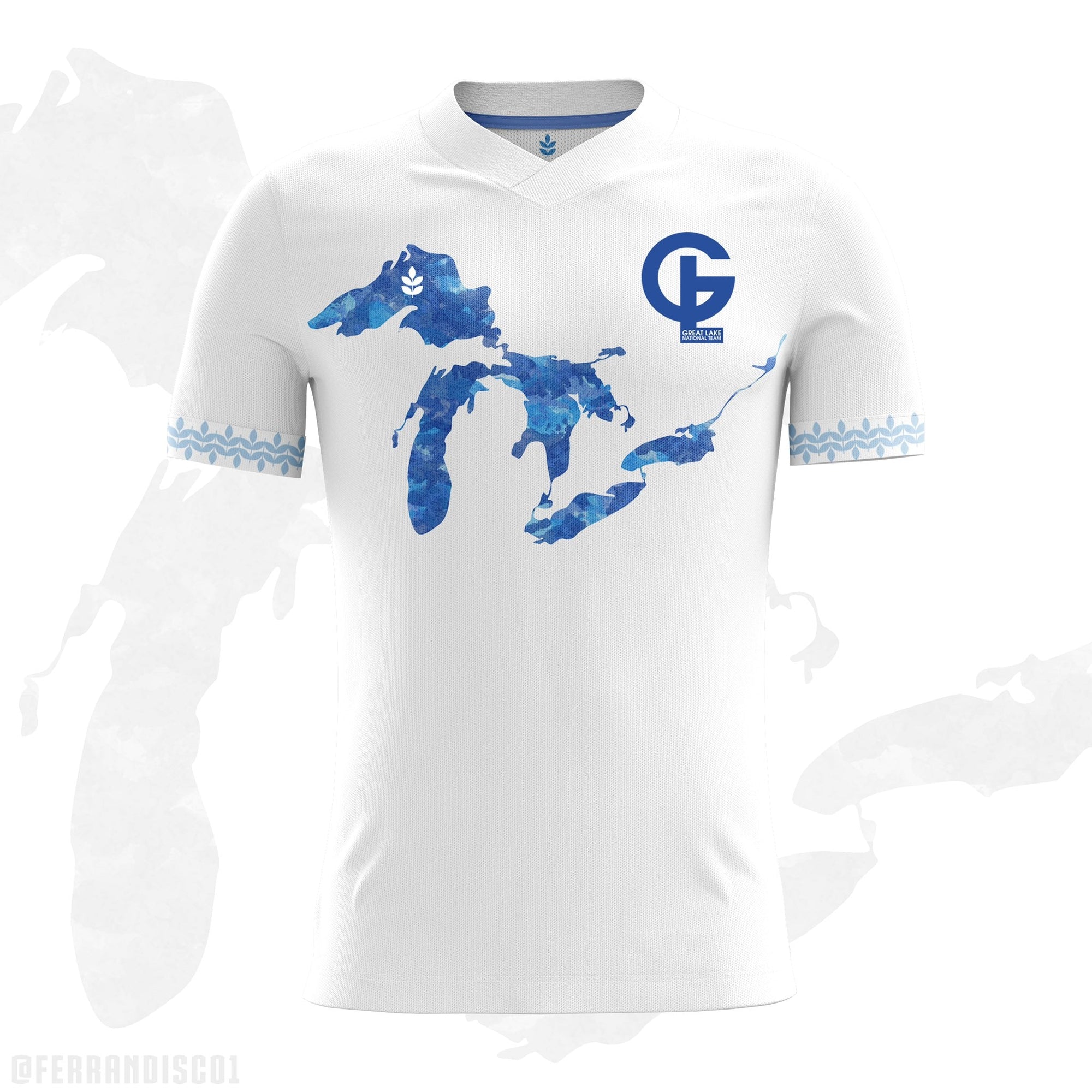 Great Lakes National Team Jersey-Olive & York