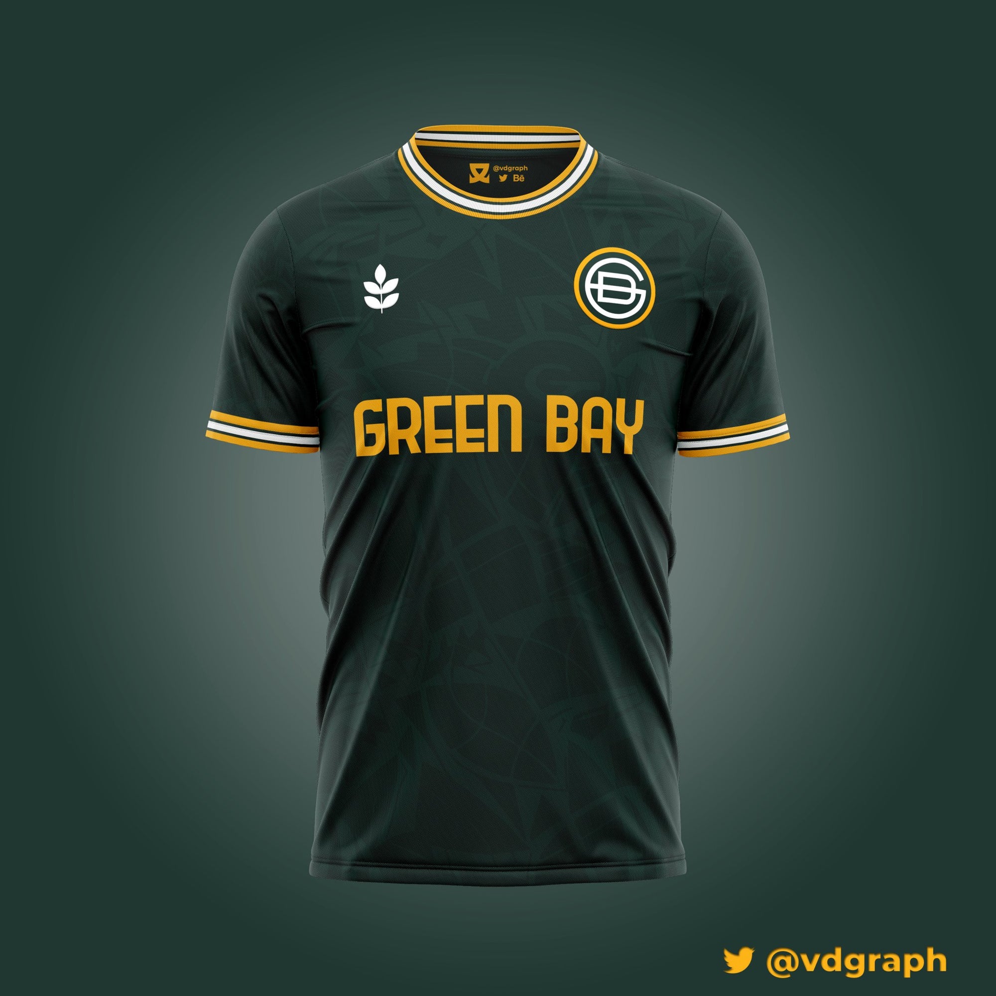 Green Bay Jersey-Olive & York