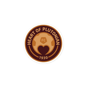 Heart of Plutonian FC Sticker-Olive & York