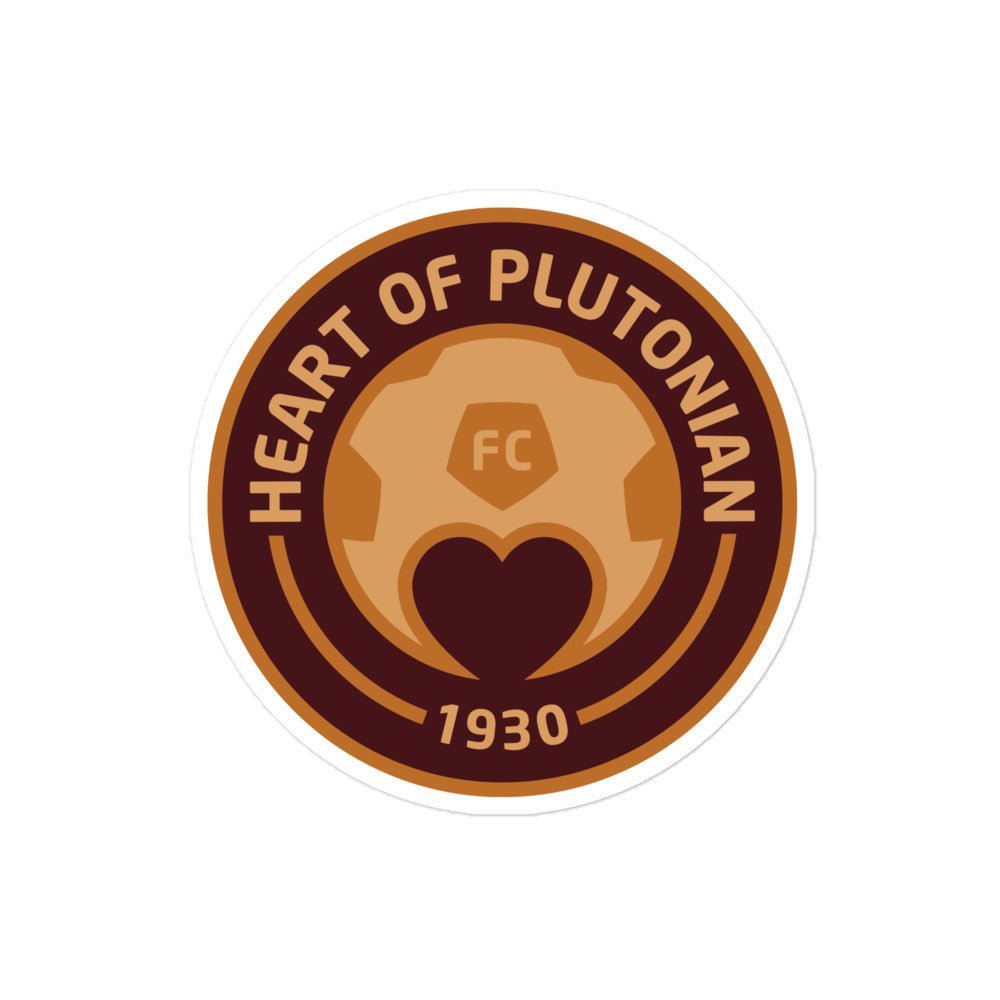 Heart of Plutonian FC Sticker-Olive & York