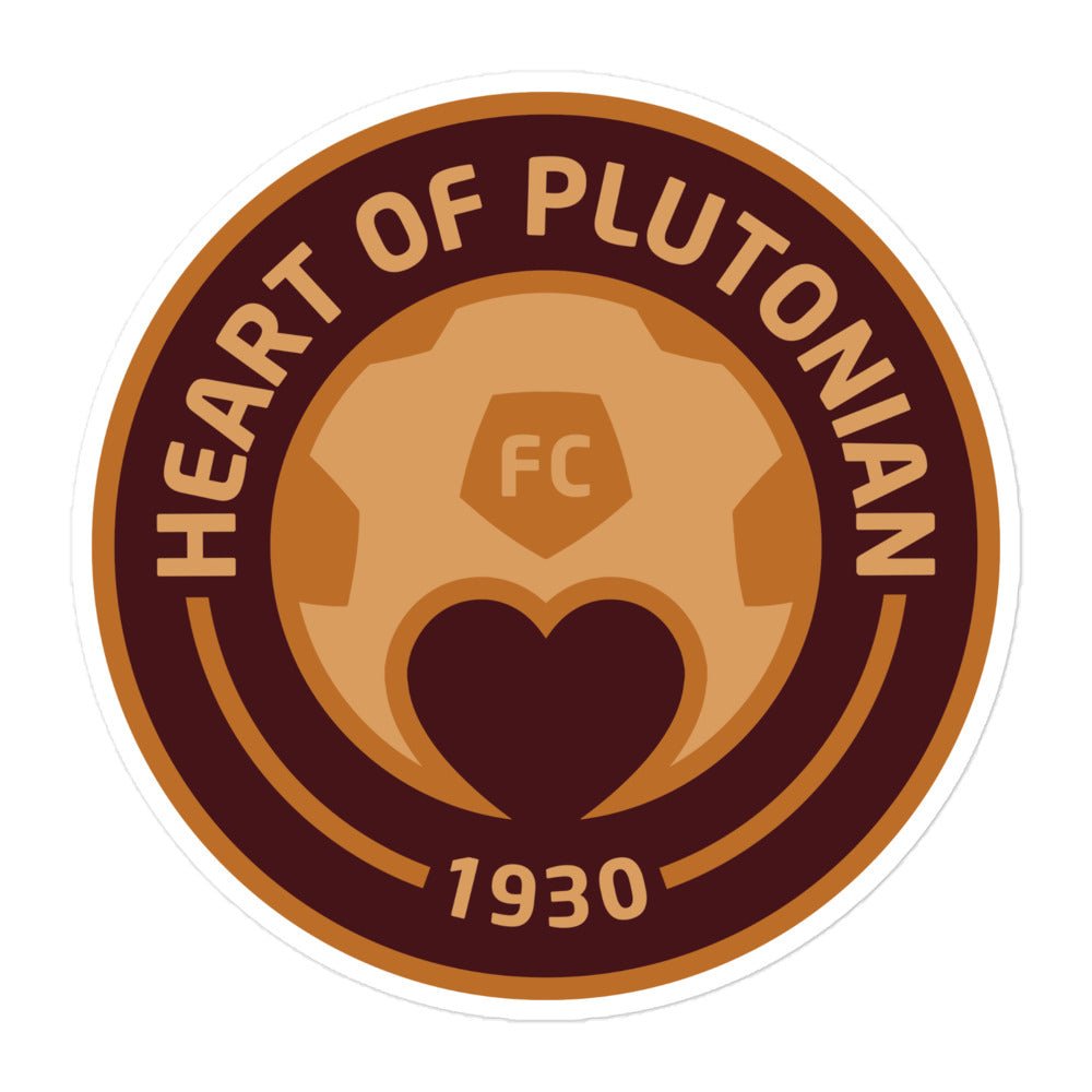 Heart of Plutonian FC Sticker-Olive & York