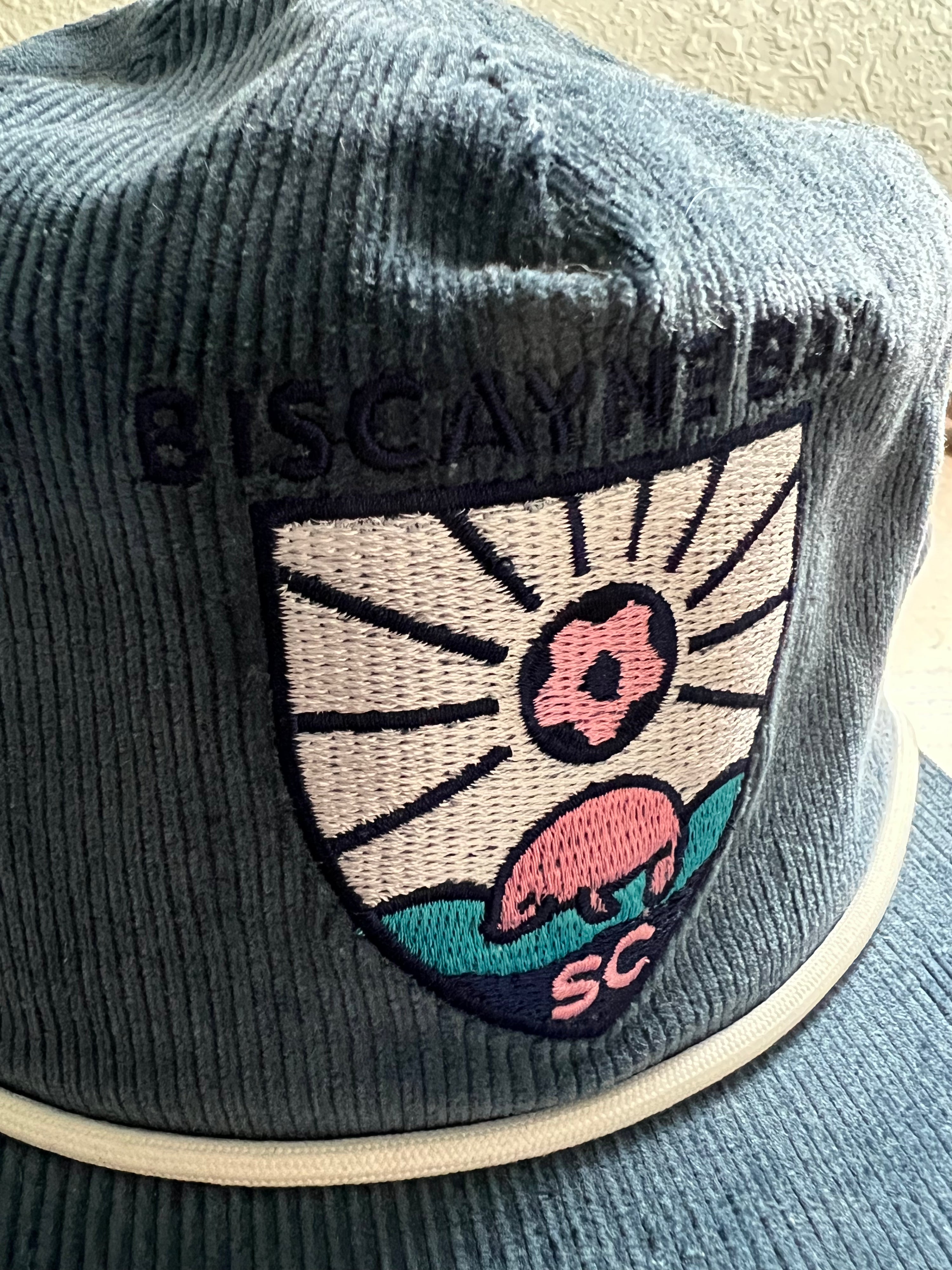 Biscayne Bay Corduroy Snapback-Olive & York