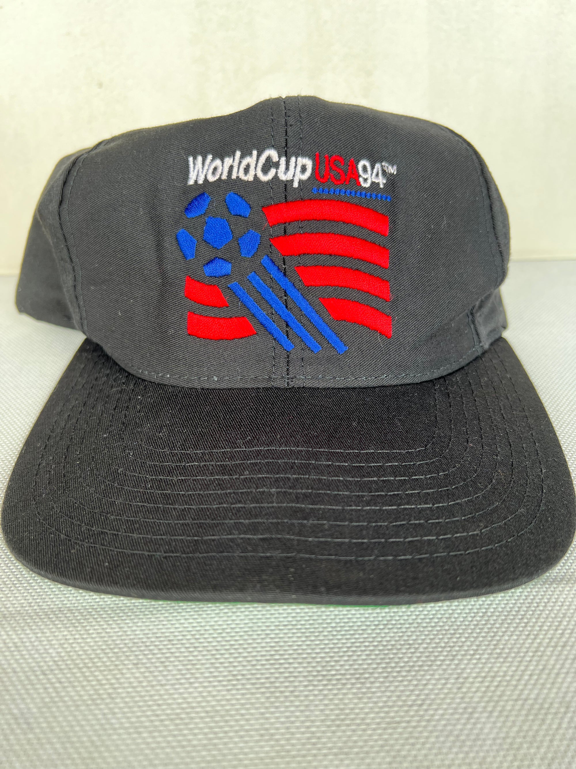 Vintage Black USA World Cup ‘94 Snapback Hat-Olive & York