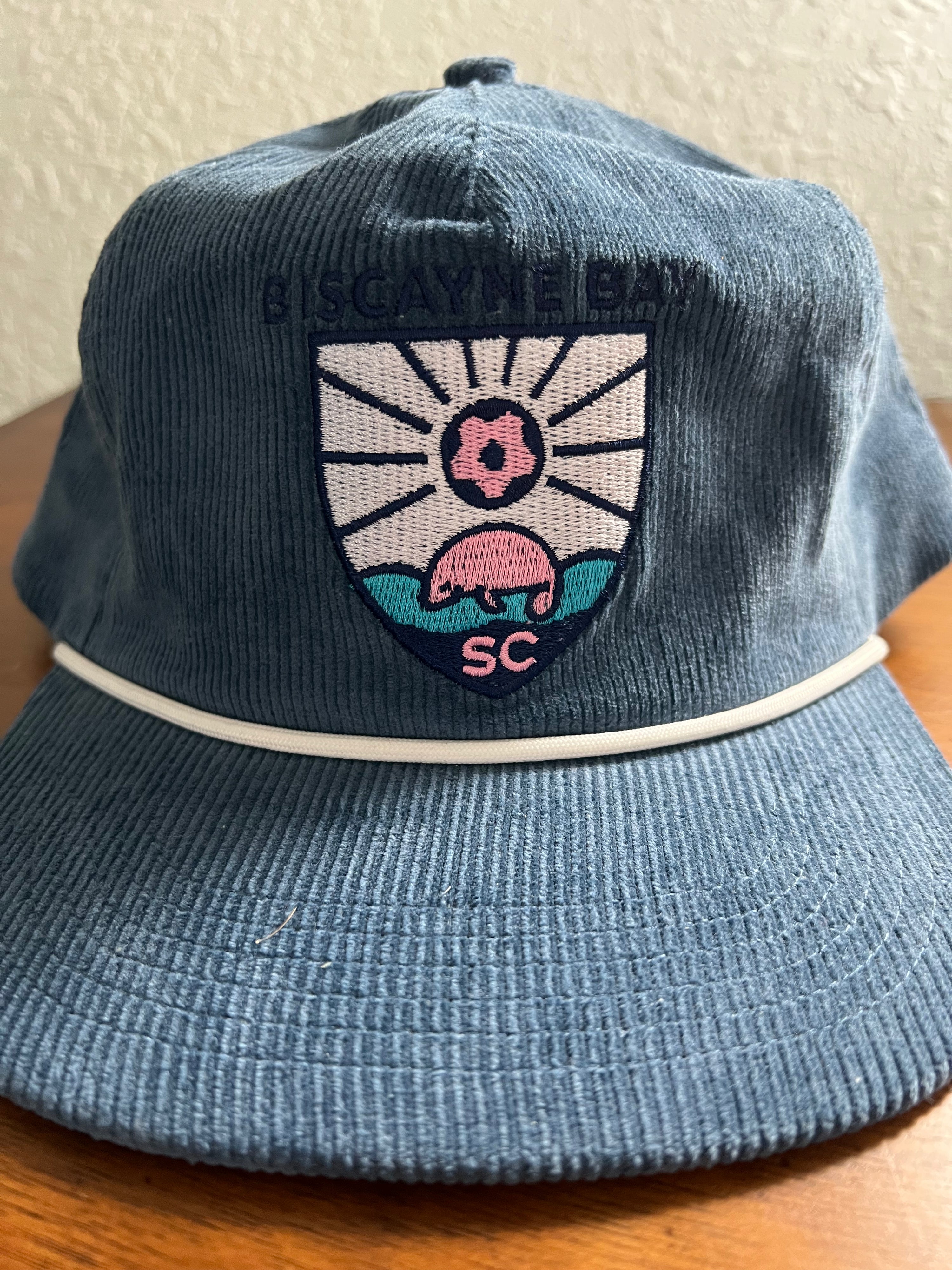 Biscayne Bay Corduroy Snapback-Olive & York