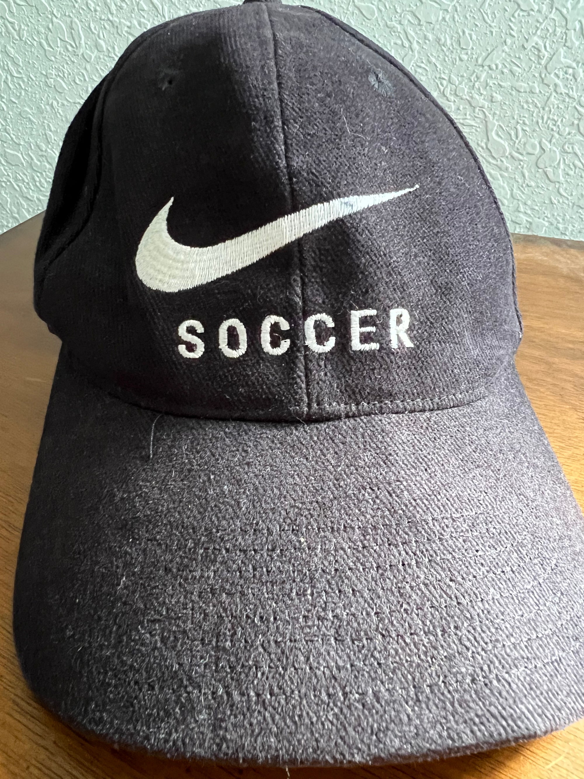 Vintage 90s Nike Soccer Strapback-Olive & York