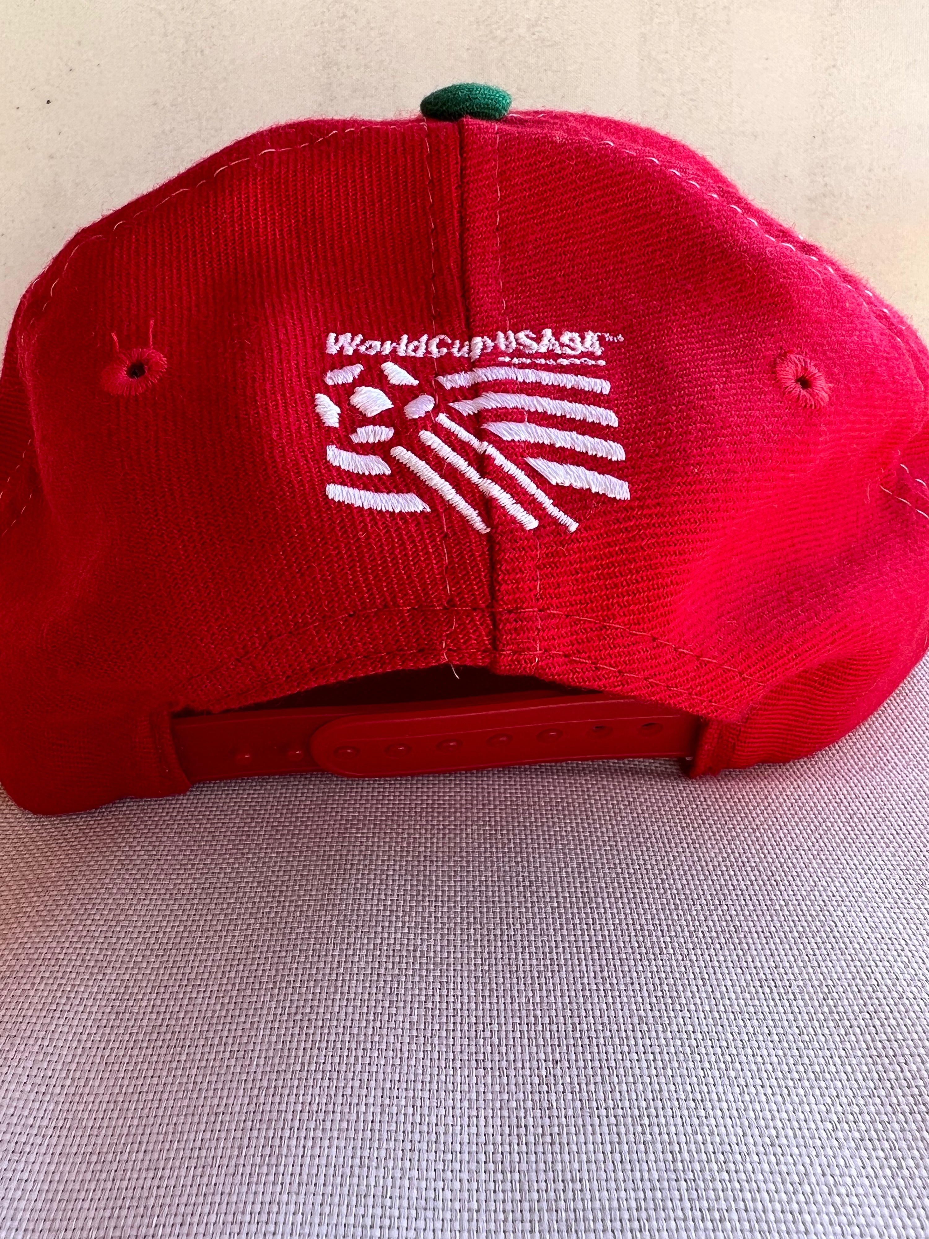 Vintage Italy World Cup ‘94 Snapback Hat-Olive & York