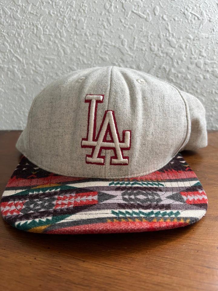 LA Dodgers Vintage American Needle Strapback-Olive & York