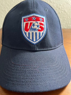 USA Soccer Vintage Strapback Hat-Olive & York
