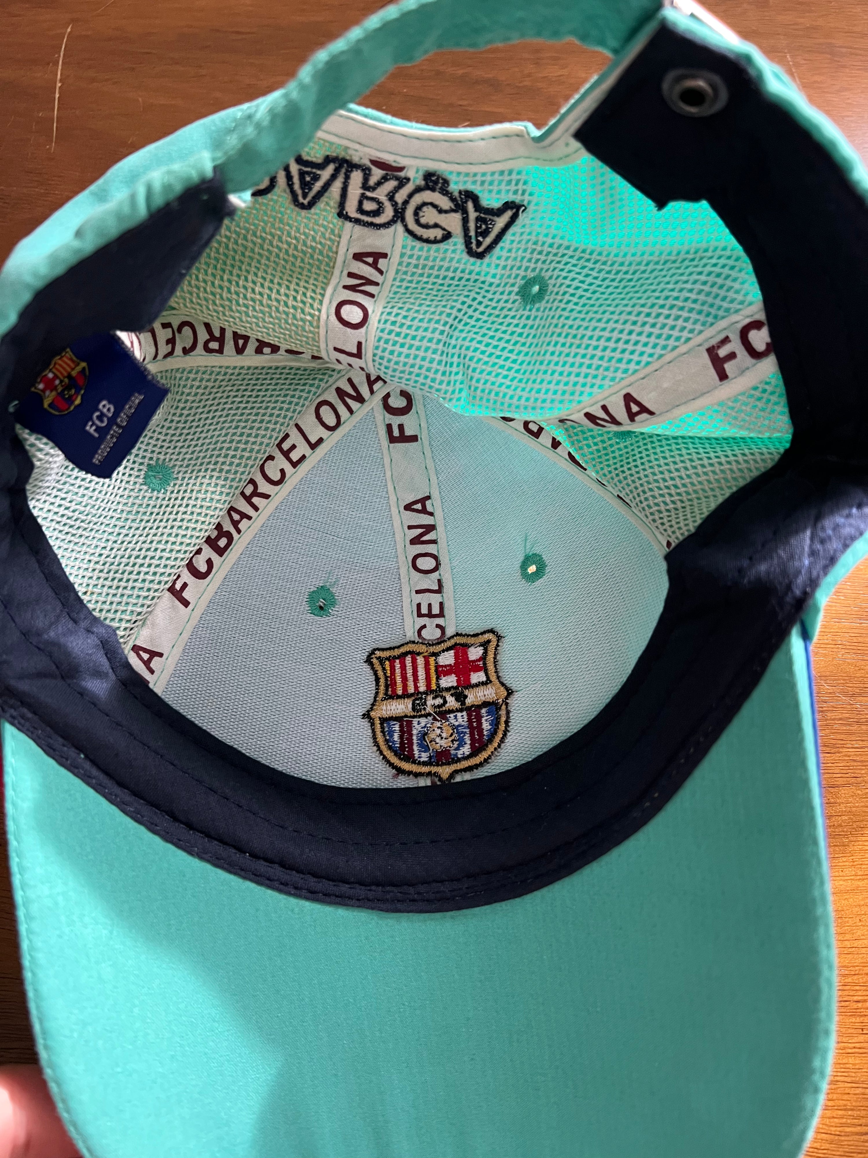 Barcelona Retro Strapback Cap-Olive & York