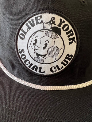 Olive & York Social Club Rope Cap-Olive & York