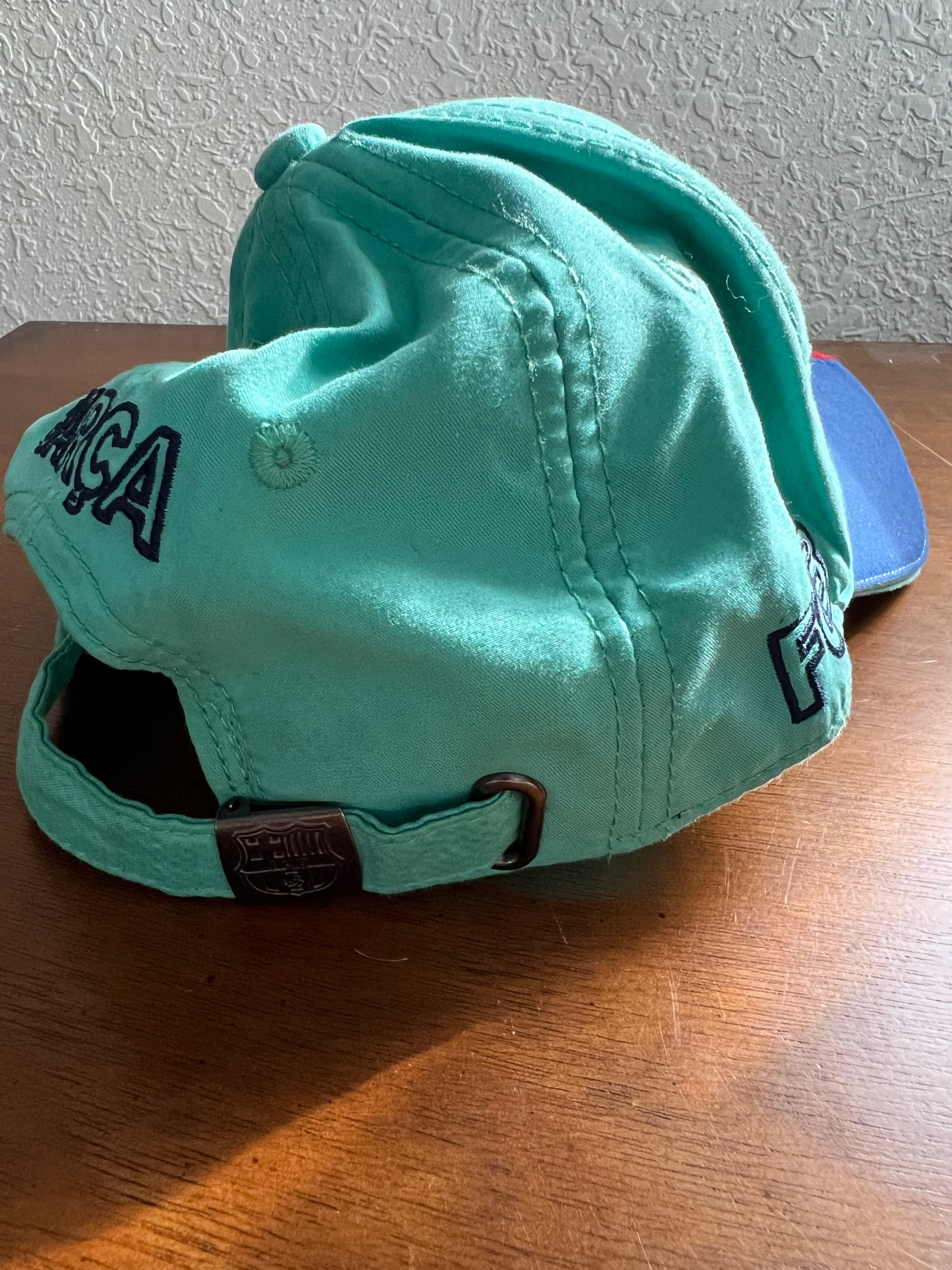 Barcelona Retro Strapback Cap-Olive & York