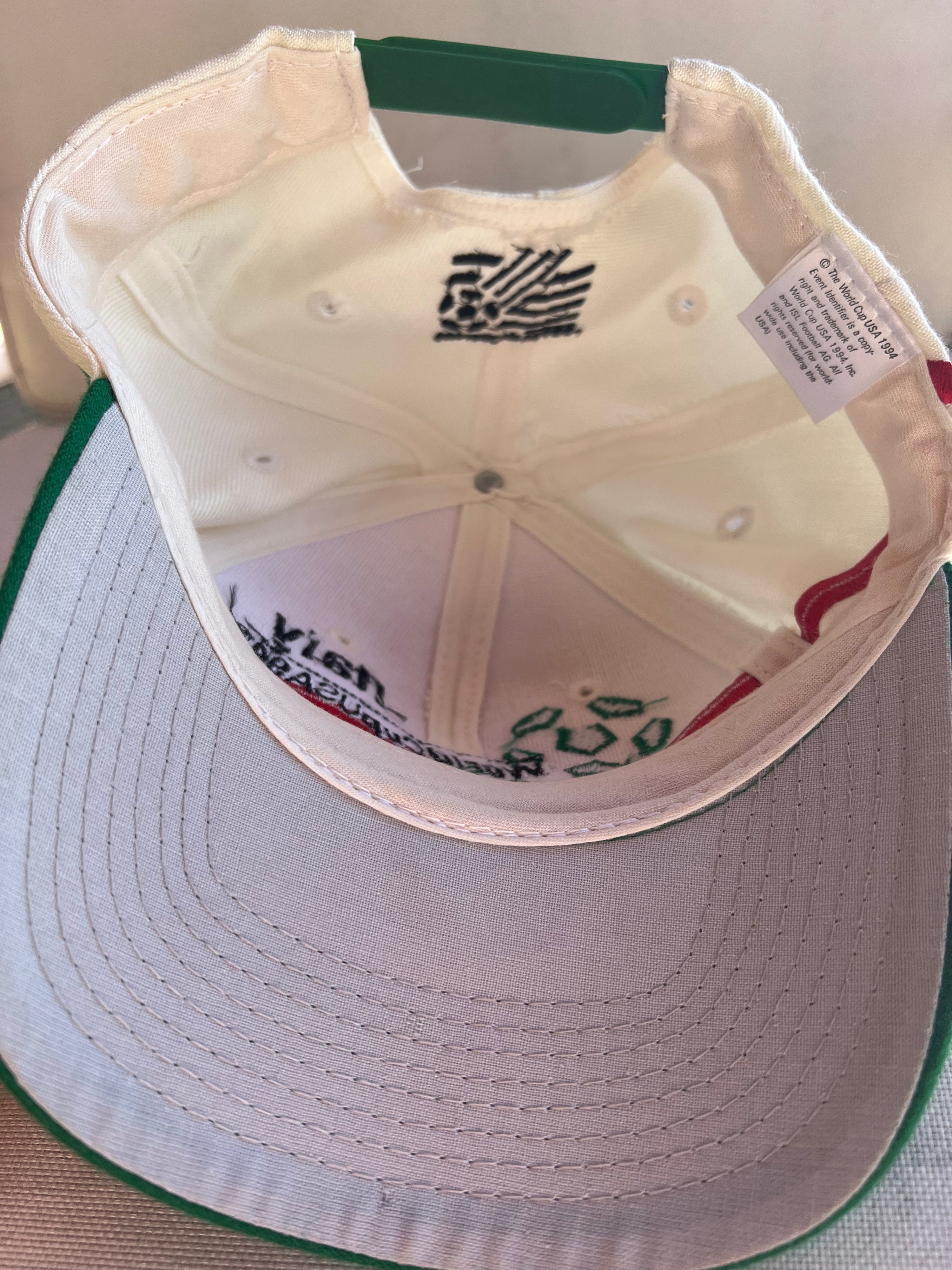 Vintage Italy USA World Cup ‘94 Snapback Hat-Olive & York