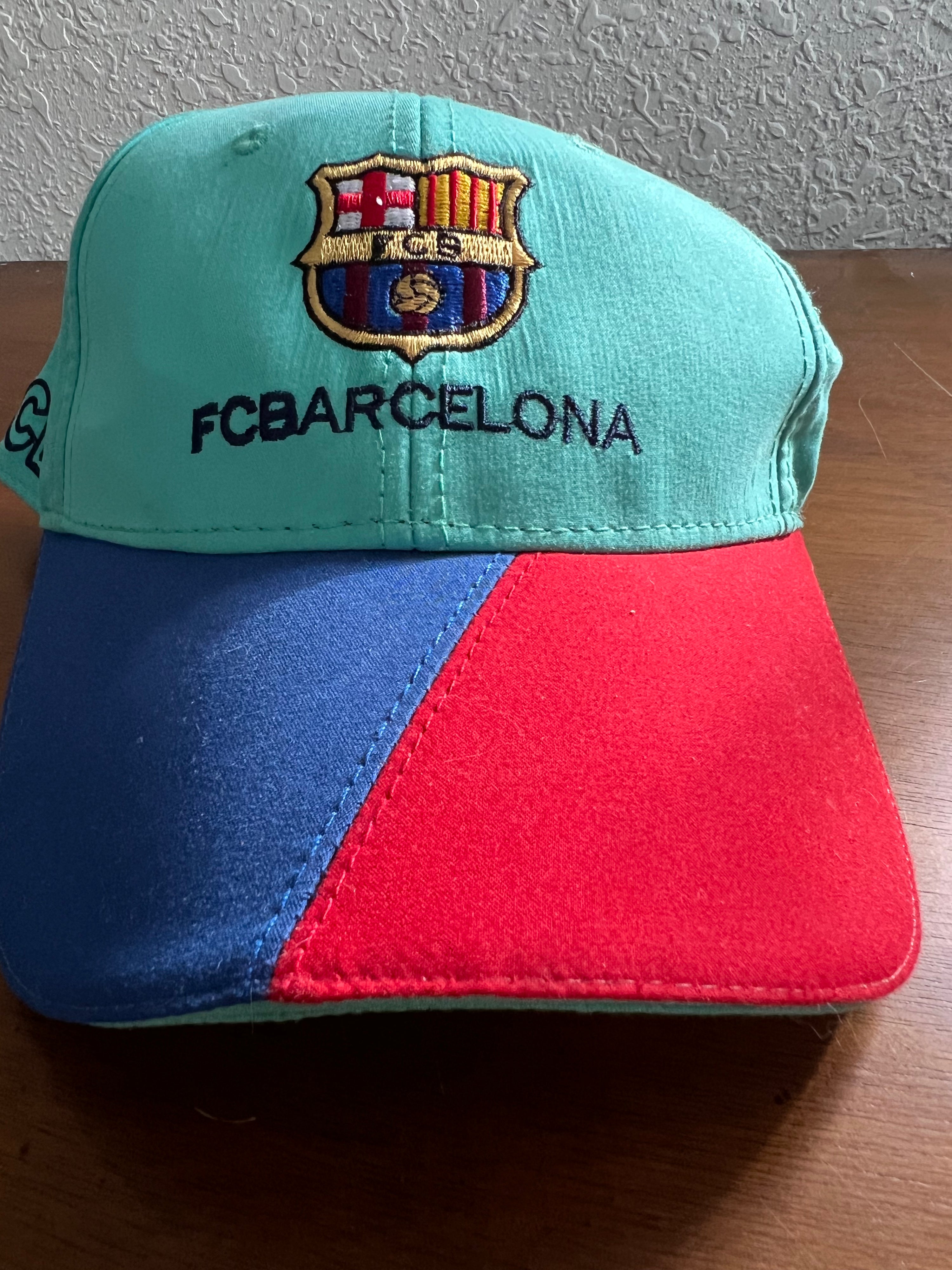 Barcelona Retro Strapback Cap-Olive & York