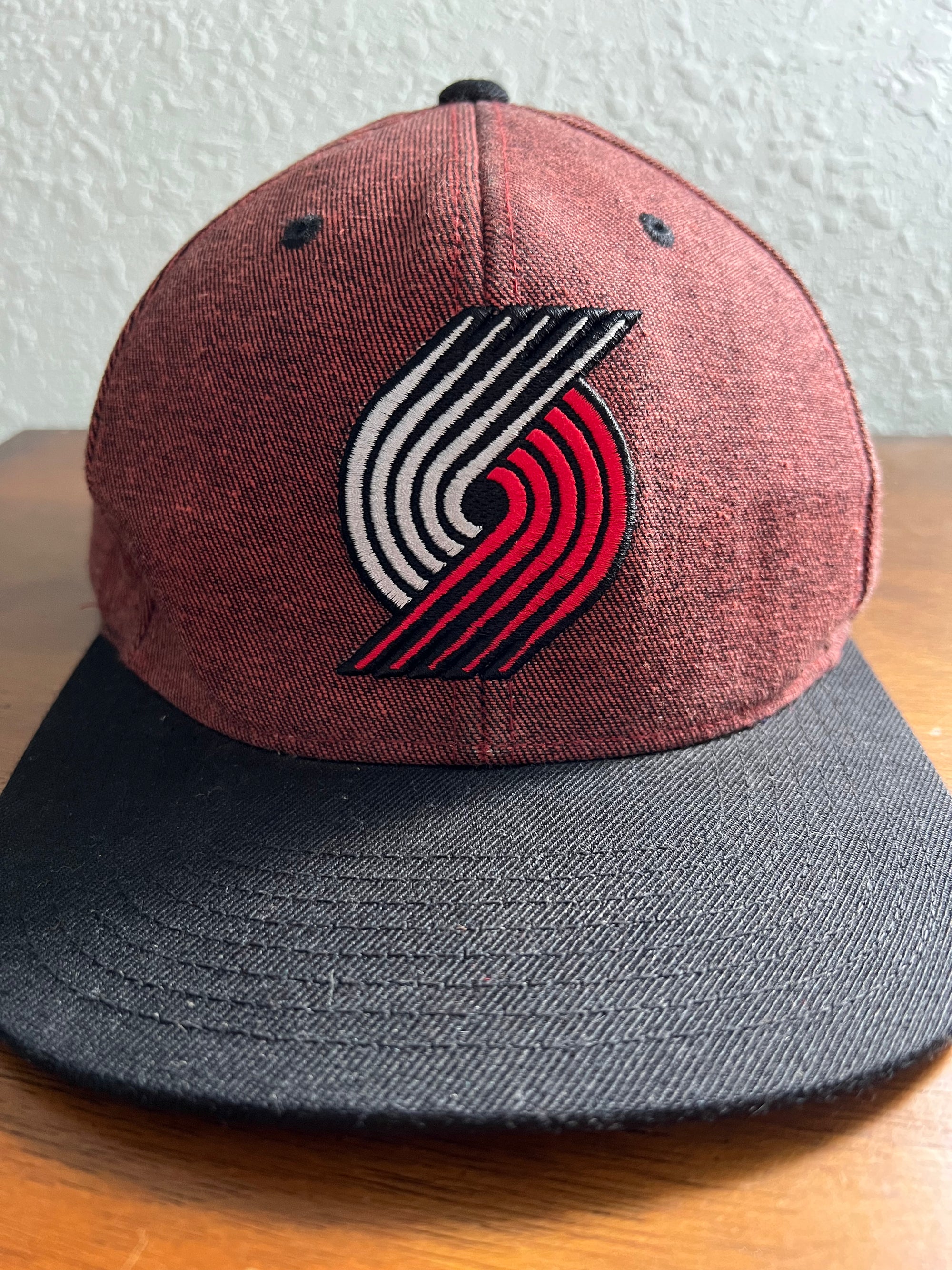 Portland Trailblazers Vintage Snapback-Olive & York