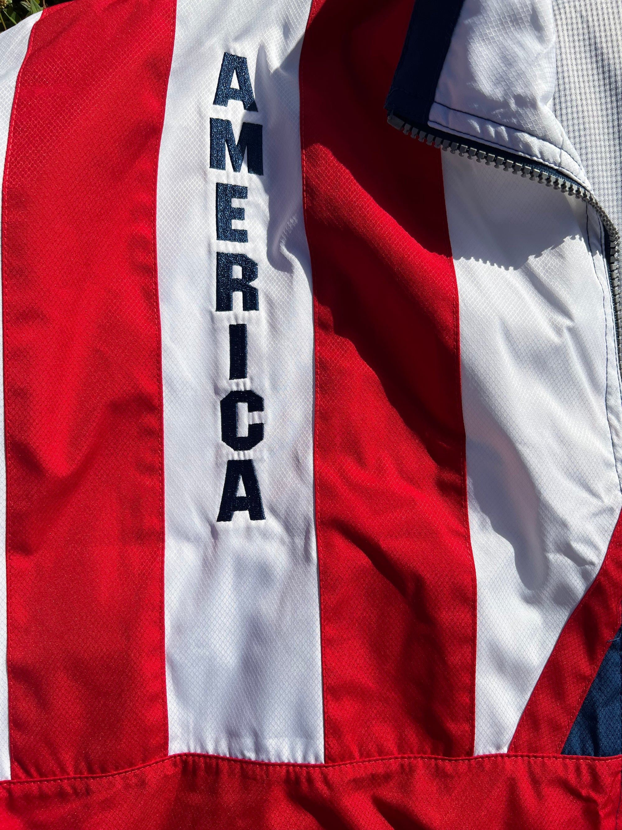 Vintage ‘98 World Cup America Fila XL Jacket-Olive & York