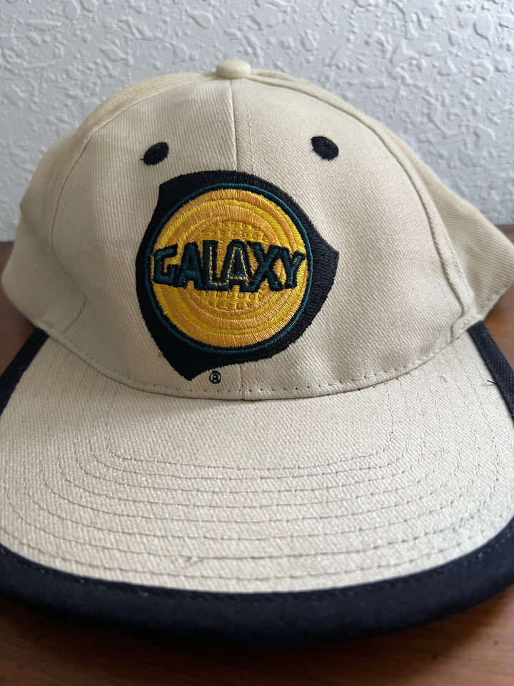 LA Galaxy Vintage 90s Promo Cap-Olive & York