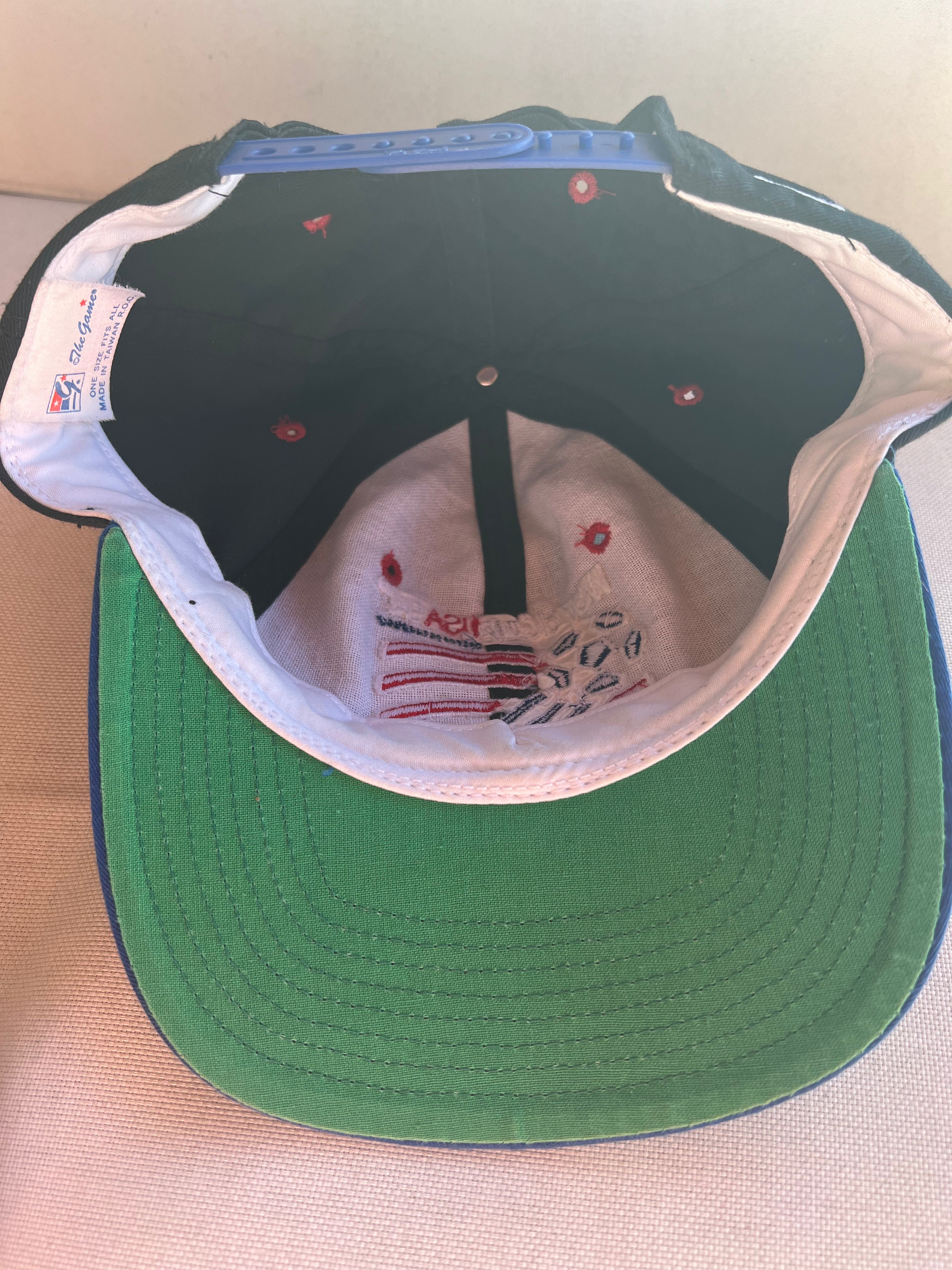 Vintage USA World Cup ‘94 Snapback Hat-Olive & York