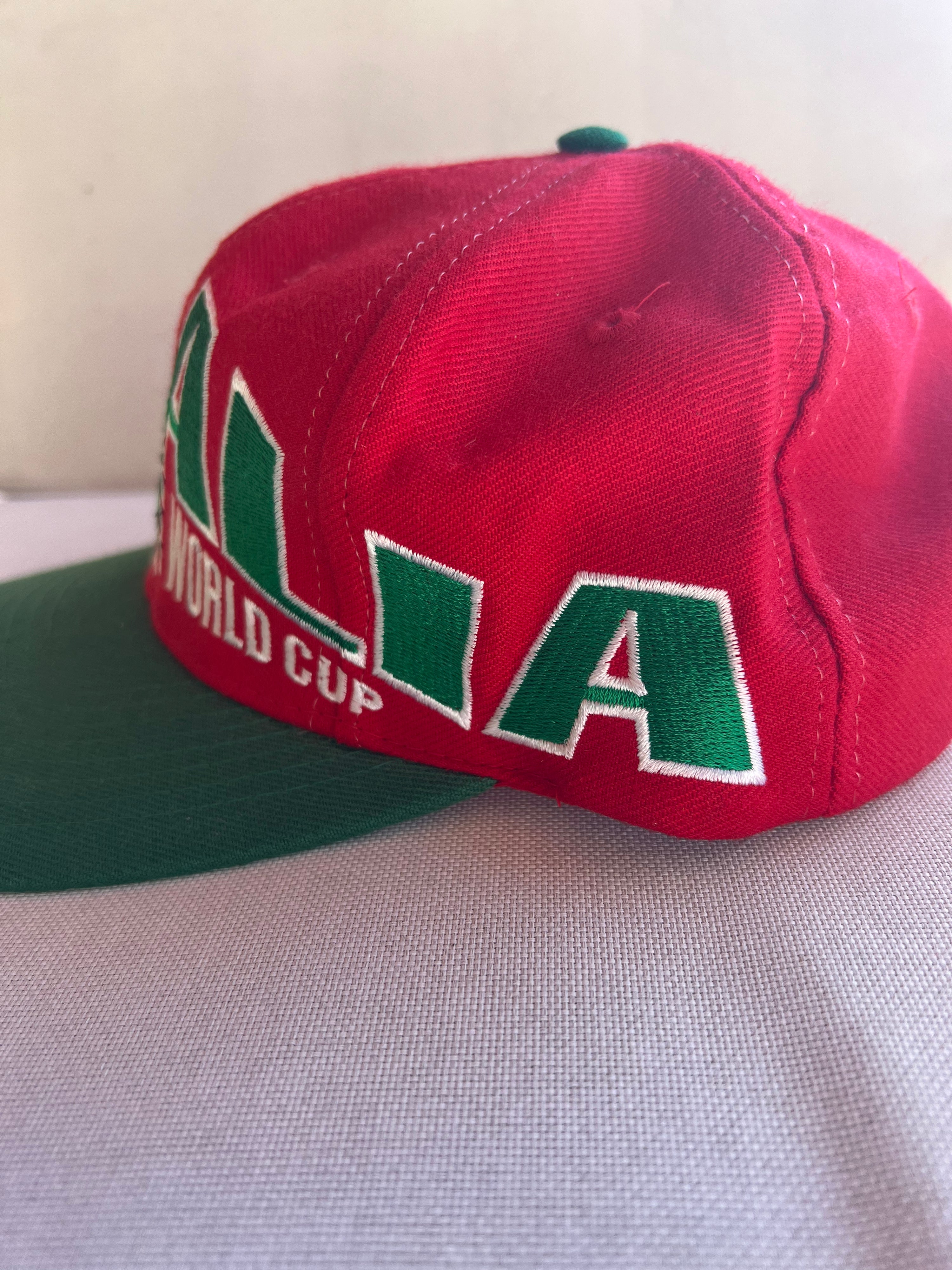 Vintage Italy World Cup ‘94 Snapback Hat-Olive & York