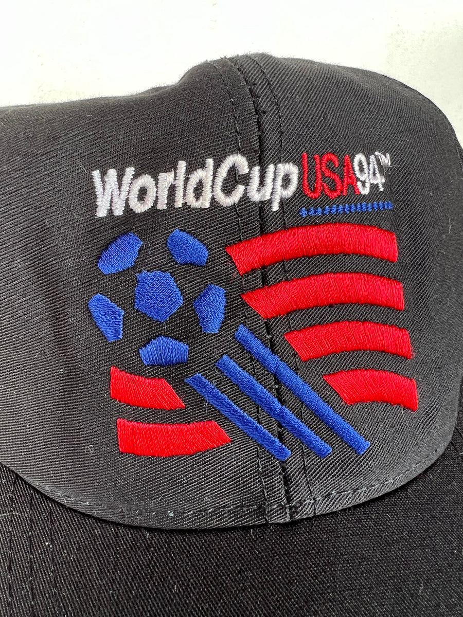Vintage Black USA World Cup ‘94 Snapback Hat-Olive & York