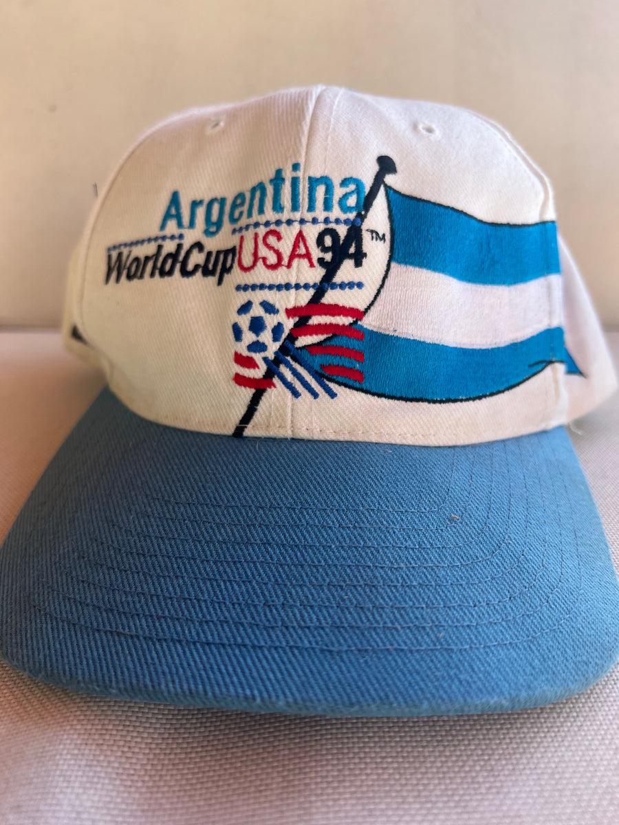 Vintage Argentina USA World Cup ‘94 Snapback Hat-Olive & York