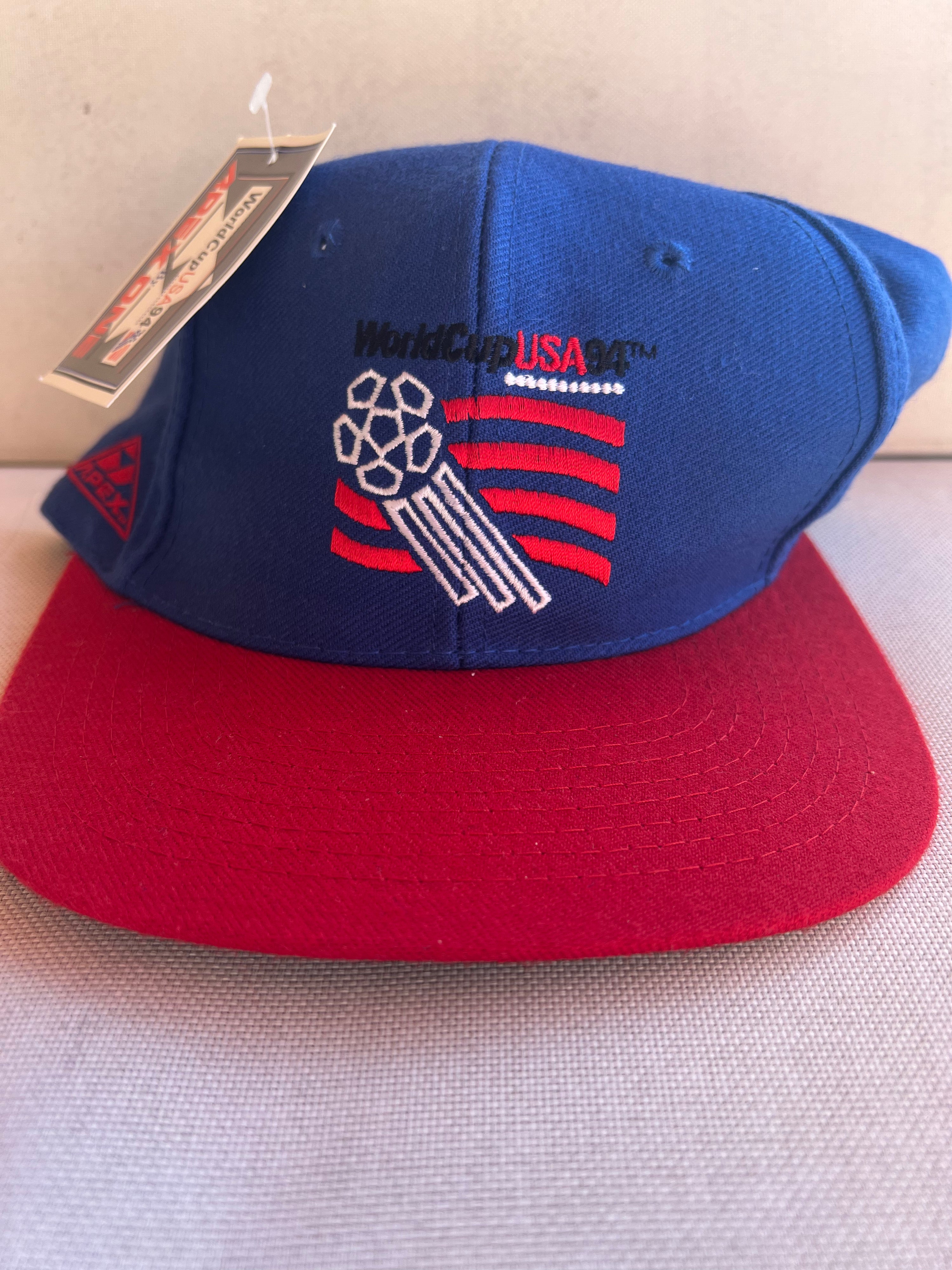 Vintage USA World Cup ‘94 Snapback Hat-Olive & York