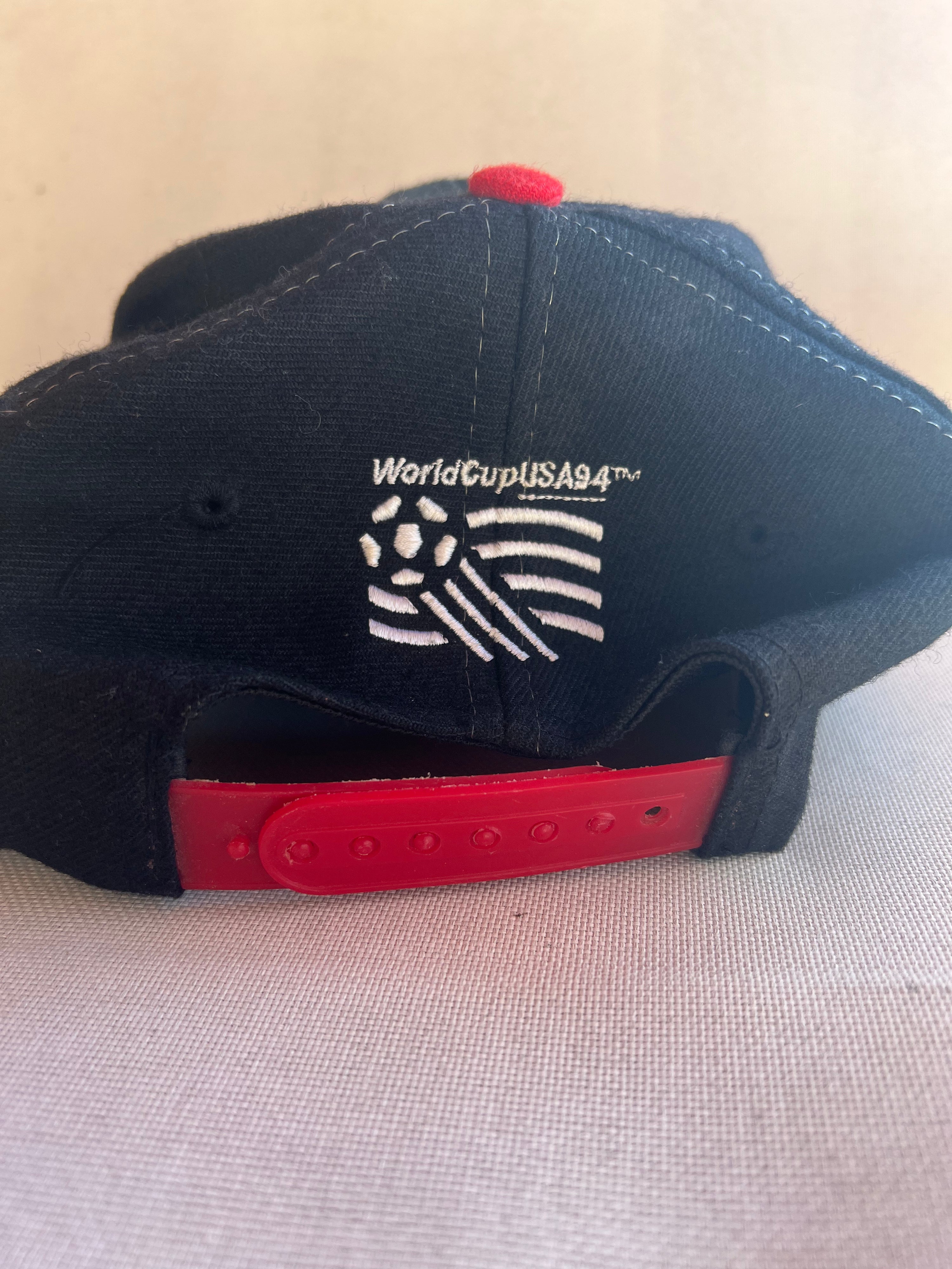 Vintage Germany World Cup ‘94 Snapback Hat-Olive & York