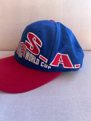 Vintage USA World Cup ‘94 Snapback Hat-Olive & York