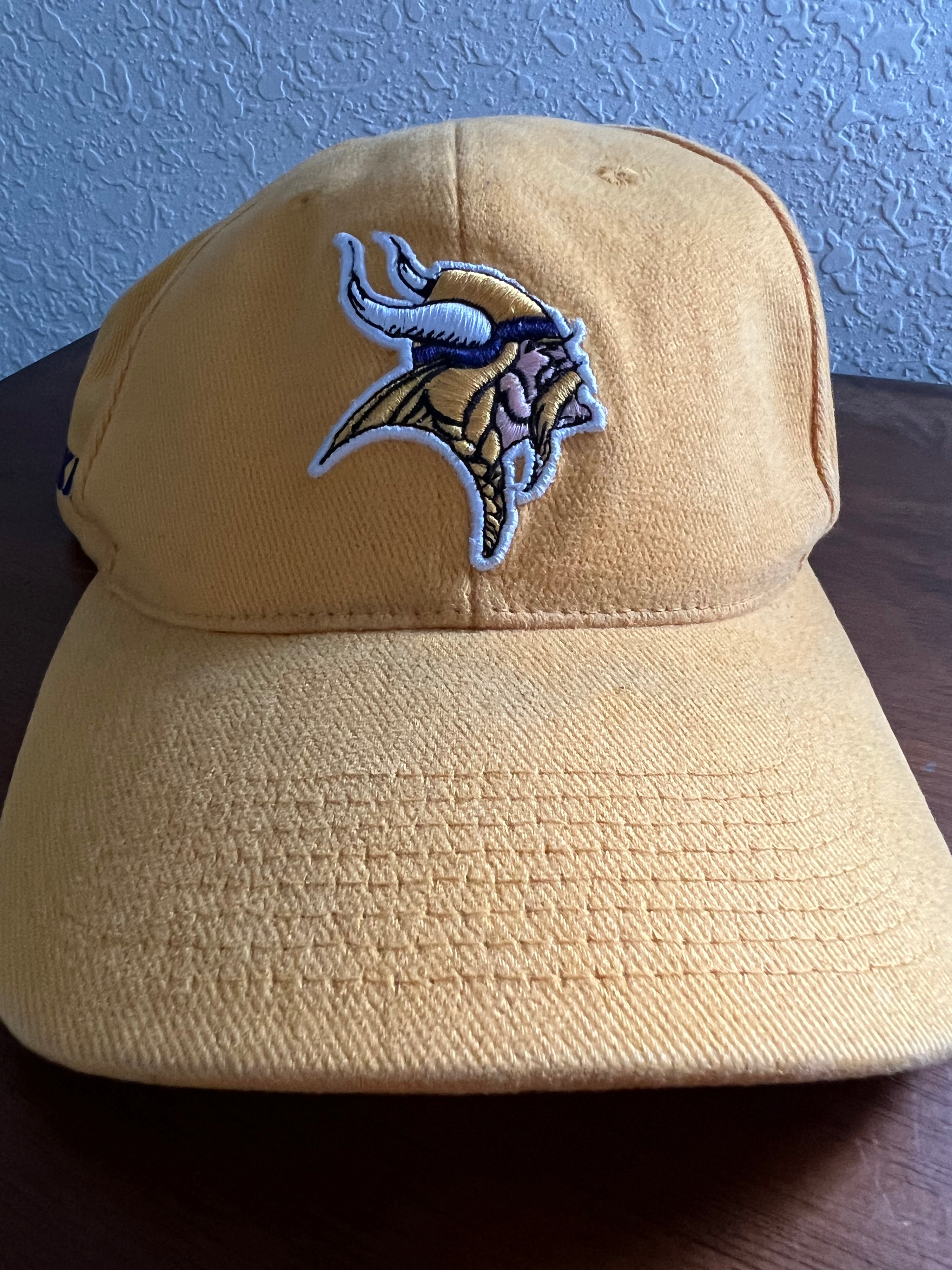 Minnesota Vikings Retro Velcroback Cap-Olive & York