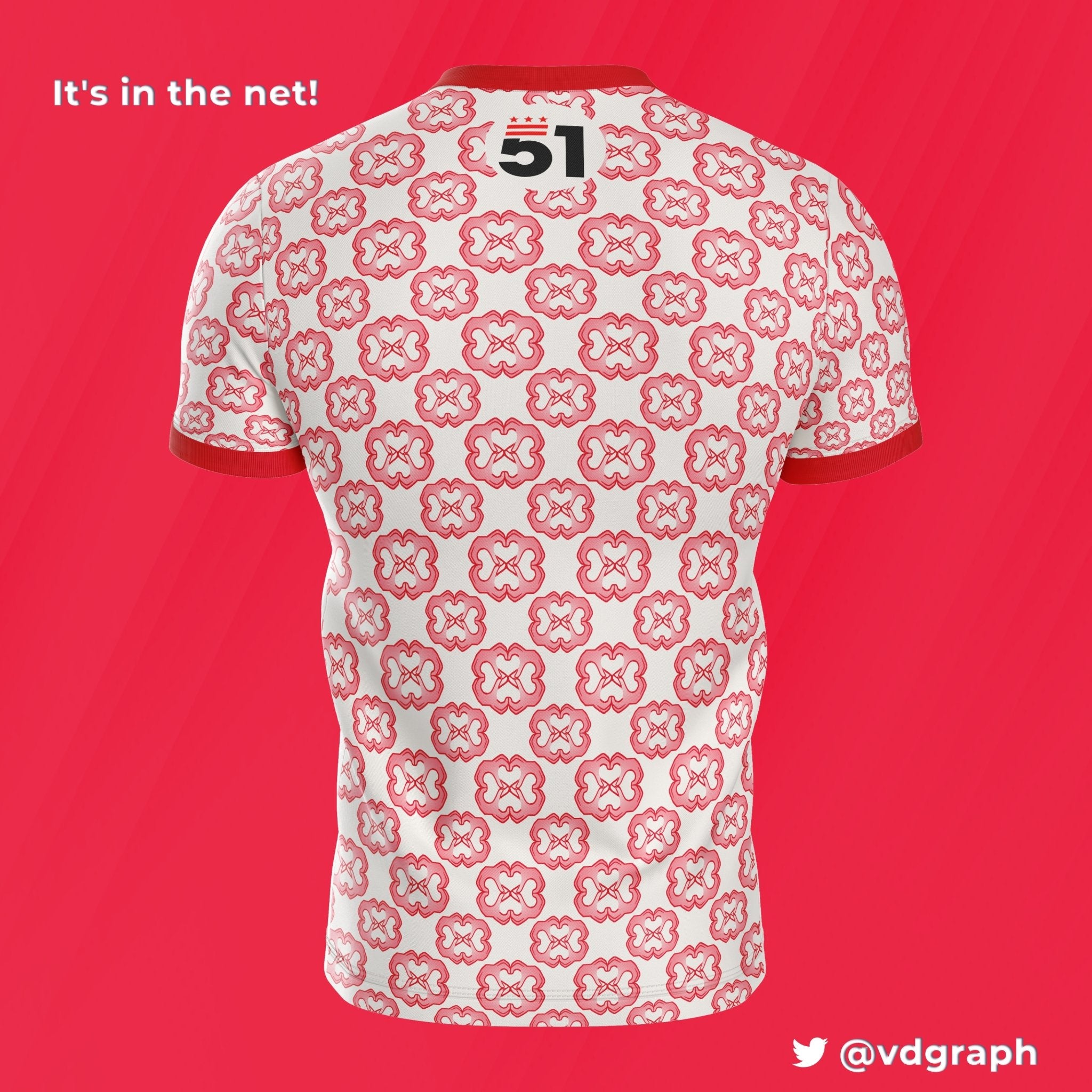 'It's In The Net' Charity Jersey-Olive & York