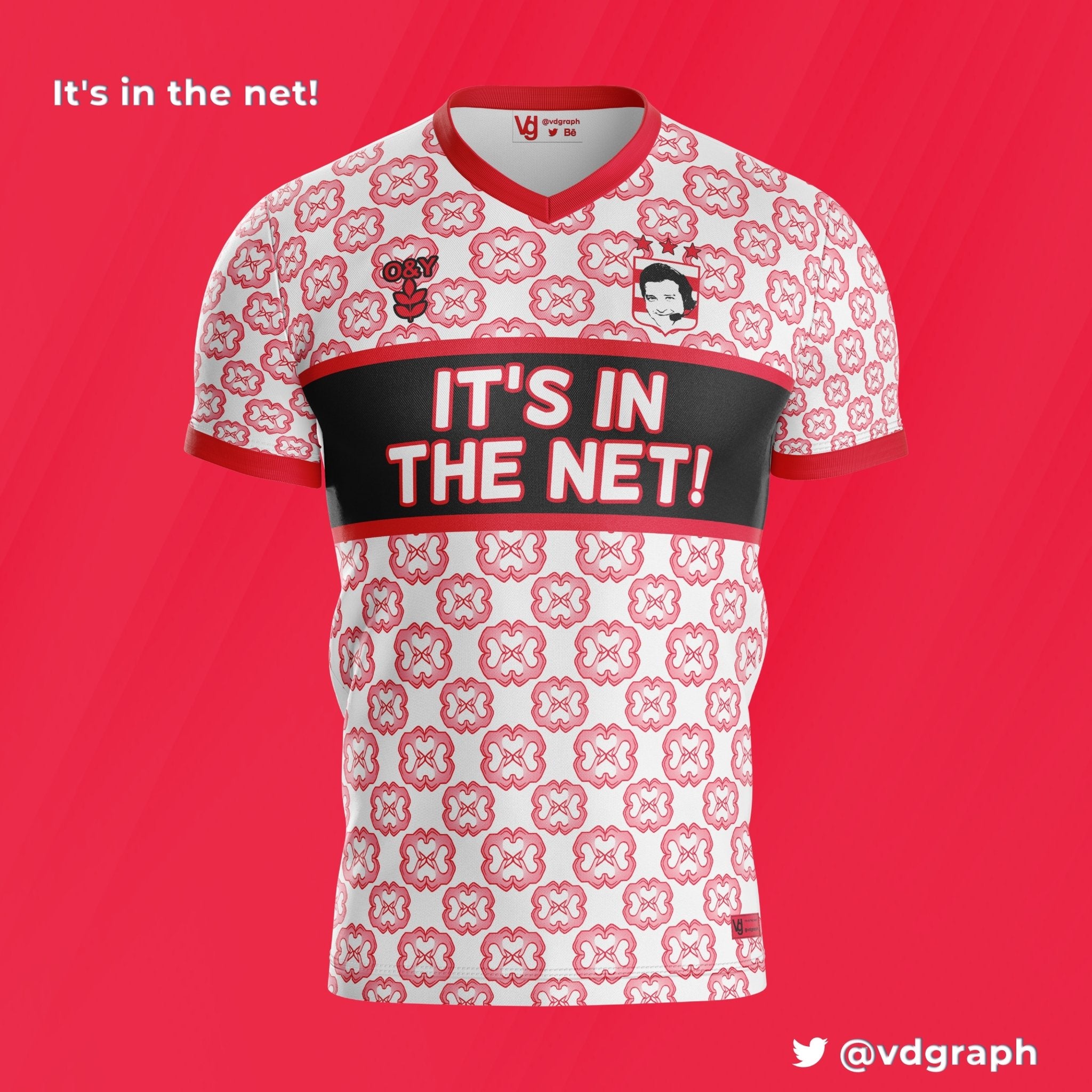 'It's In The Net' Charity Jersey-Olive & York
